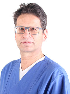 Dr. Reiner Giebler zeichnet für die Anästhesiologie, Intensivmedizin und Notfallmedizin verantwortlich.